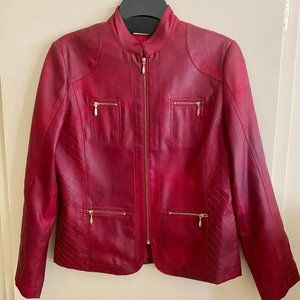 Chico's Faux Leather Moto Jacket, Size 0 (S)